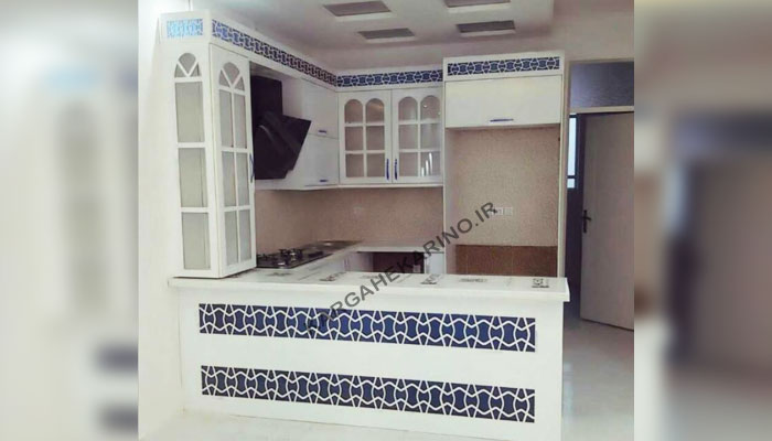 میز اپن آشپزخانه کارگاه ام دي اف چوبکده سلمانی| کابينت سازي خوزستان